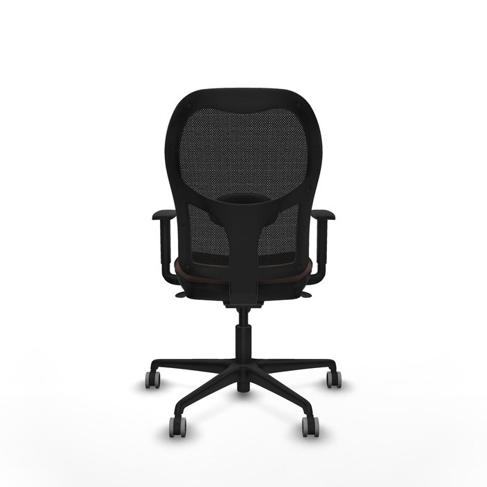 Piqueras y Crespo Chaise de Bureau 1D036G0 Noir Brun foncé