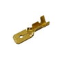 Terminal faston 4,8 mm mâle, doré, sac de 100 unités