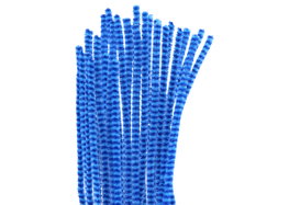 Innspiro Limpiapipas chenille bleu 8mm x 30cm, 25 unités