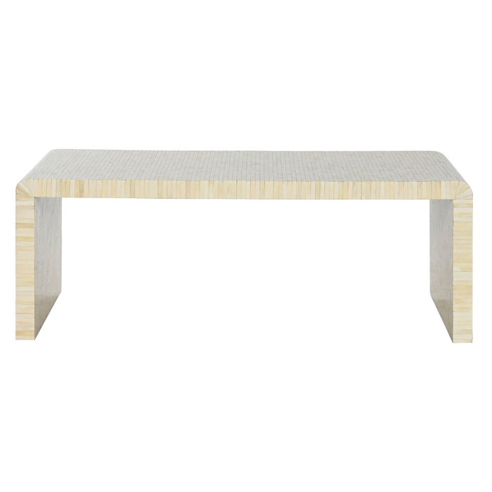 Home ESPRIT Table Basse en Os 128 x 61,5 x 47 cm