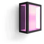 Philips Hue APPL2500A Impress - Applique murale LED connectée avec éclairage blanc et couleur, noire, étanche IP44