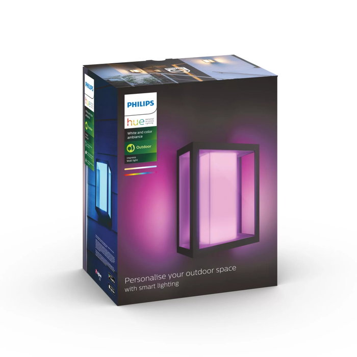 Philips Hue Impress Applique murale Large Noir