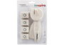 Innspiro Set de perforatrice Cassette Punch avec 4 cartouches émoticônes 16mm