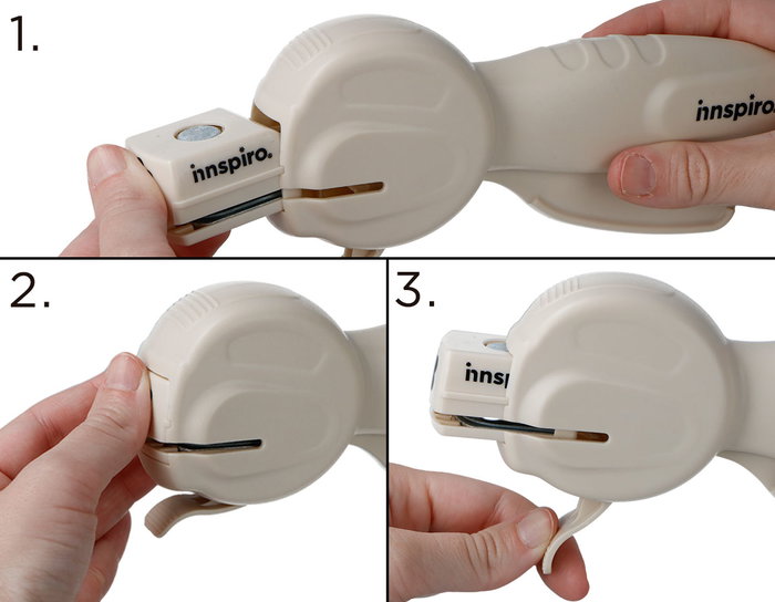 Innspiro Set de perforatrice Cassette Punch avec 4 cartouches émoticônes 16mm Innspiro Set de perforatrice Cassette Punch avec 4 cartouches émoticônes 16mm
