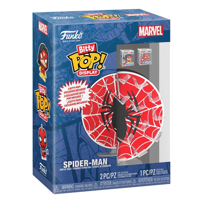 Funko Marvel Bitty POP! Display avec 2 figurines Spider-Woman et Spider-Punk Funko Marvel Bitty POP! Display avec 2 figurines Spider-Woman et Spider-Punk