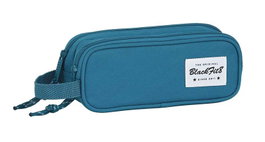 Safta Portatodo Double Egeo Blackfit8 - Porte-tout pour 3 ans en polyester 600D, couleur bleue