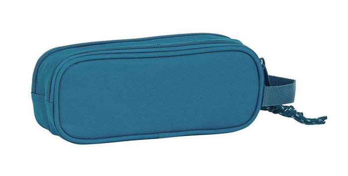 Safta Portatodo Double Egeo Blackfit8 - Porte-tout pour 3 ans en polyester 600D, couleur bleue