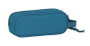 Safta Portatodo Double Egeo Blackfit8 - Porte-tout pour 3 ans en polyester 600D, couleur bleue