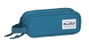 Safta Portatodo Double Egeo Blackfit8 - Porte-tout pour 3 ans en polyester 600D, couleur bleue