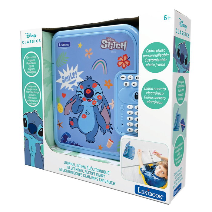 Lexibook Disney Stitch Journal Intime Électronique avec Code Secret Lexibook Disney Stitch Journal Intime Électronique avec Code Secret