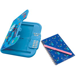 Lexibook Diario Electrónico Interactivo Disney Stitch Sd50D - Journal Électronique Interactif avec Stylo et Mot de Passe, pour Enfants Dès 6 Ans