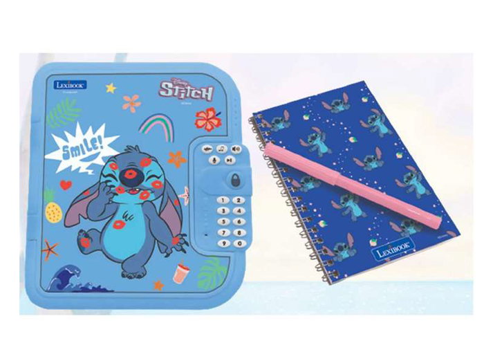 Lexibook Disney Stitch Journal Intime Électronique avec Code Secret Lexibook Disney Stitch Journal Intime Électronique avec Code Secret