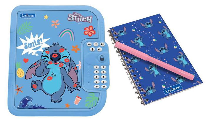 Lexibook Disney Stitch Journal Intime Électronique avec Code Secret Lexibook Disney Stitch Journal Intime Électronique avec Code Secret