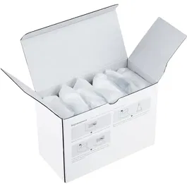 Roborock - Lot de 6 sacs à poussière pour robots aspirateurs (QREVO, SAROS) - Remplacement hygiénique, fermeture automatique, grande capacité