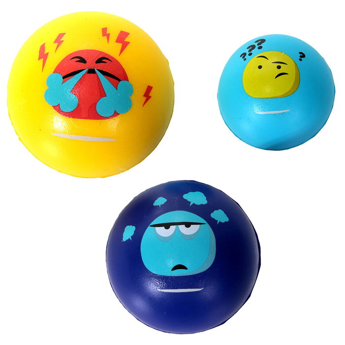 Mister Gadget Jeu de 3 balles anti-stress