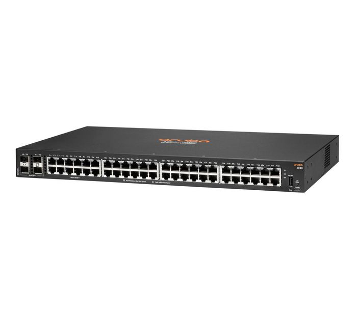 Hewlett Packard Enterprise Commutateur réseau Aruba CX 6000 48 ports Gigabit PoE+ avec 4 liaisons montantes SFP