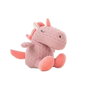 Creaciones Llopis - Peluche animaux de la jungle dinosaure, hippopotame, licorne 20 cm - Lot de 3 couleurs assorties - Polyester - À partir de 3 ans