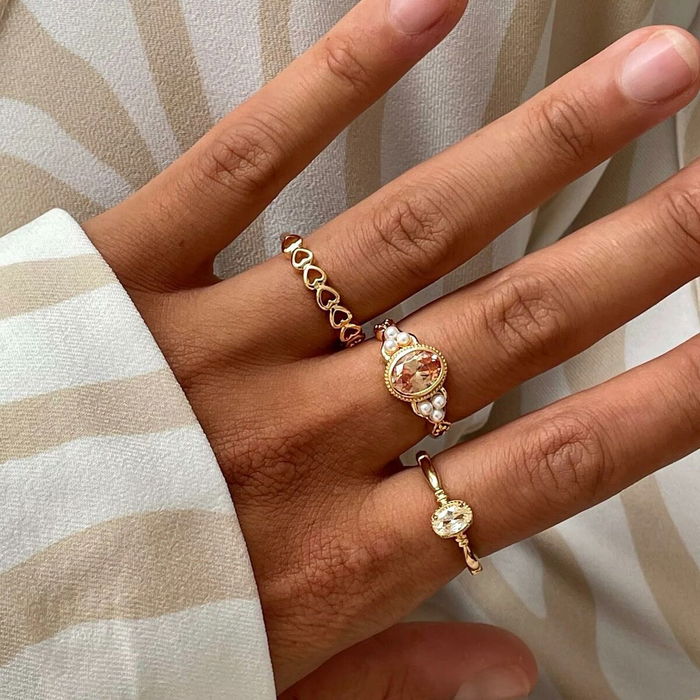 Bague Femme 24KAE 12441Y/56 16 Doré