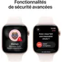 Apple Watch Series 11 GPS 46mm Boîtier Aluminium Or Rose - Bracelet Sport Light Blush Taille M/L