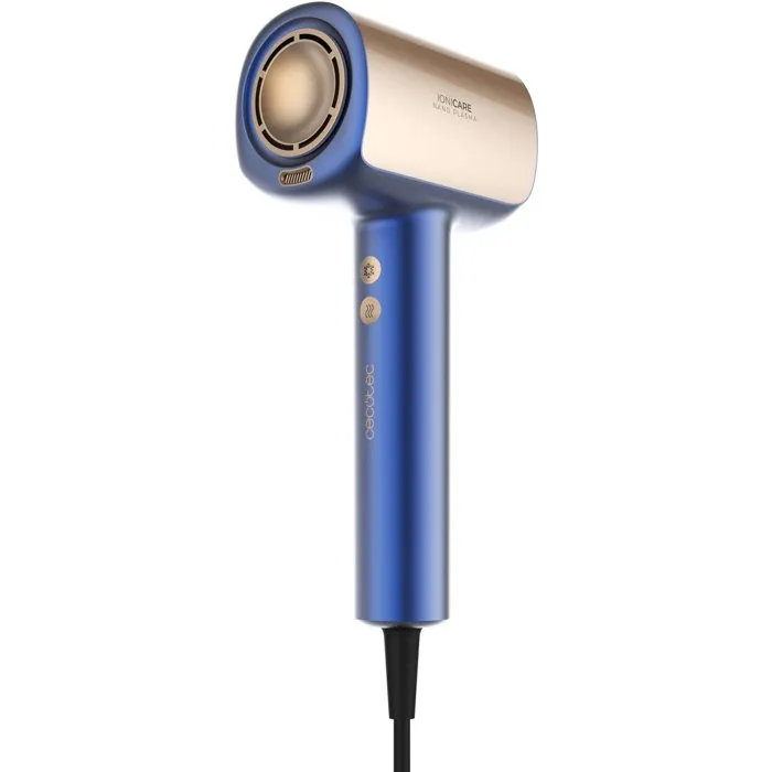 Cecotec DryGlam Nano Plasma Blue Sèche-cheveux Professionnel 1600 W avec Moteur Brushless Haute Vitesse