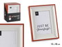 GIFTDECOR Porte-photos 13x18 cm Blanc et Rouge avec Cadre en Plastique et Verre 21x26x2 cm (Set de 24)