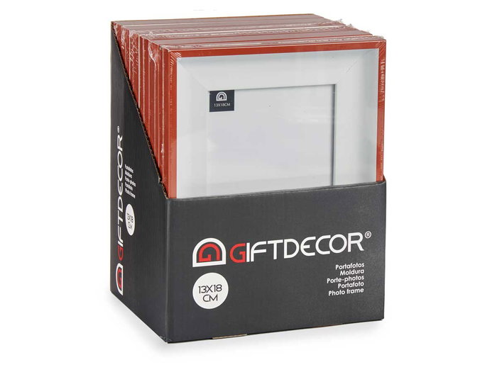 GIFTDECOR Porte-photos 13x18 cm Blanc et Rouge avec Cadre en Plastique et Verre 21x26x2 cm (Set de 24) GIFTDECOR Porte-photos 13x18 cm Blanc et Rouge avec Cadre en Plastique et Verre 21x26x2 cm (Set de 24)
