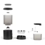 Livoo Distributeur de croquettes automatique et fontaine à eau PET107, 3 L, Connecté TUYA