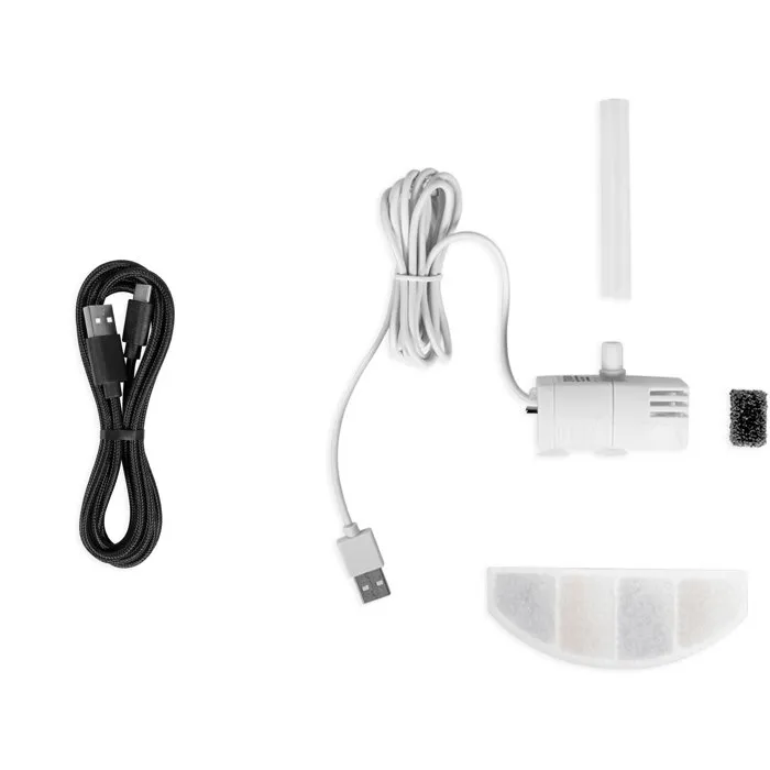 Livoo Distributeur de croquettes automatique et fontaine à eau PET107, 3 L, Connecté TUYA Livoo Distributeur de croquettes automatique et fontaine à eau PET107, 3 L, Connecté TUYA
