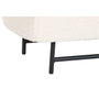 Home ESPRIT Banquette et coffre Blanc Noir Polyester Acier 145 x 45 x 45 cm