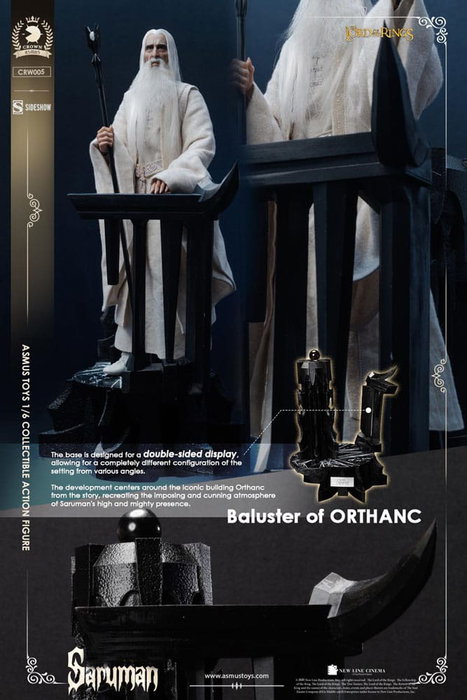 Asmus Collectible Toys Le Seigneur des Anneaux figurine 1/6 Saruman 31 cm Asmus Collectible Toys Le Seigneur des Anneaux figurine 1/6 Saruman 31 cm
