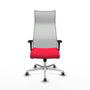Piqueras y Crespo Albacete Chaise de Bureau Rouge et Blanche
