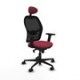 Piqueras y Crespo Chaise de Bureau avec Appui-tête Jorquera 2D036N1 Bordeaux