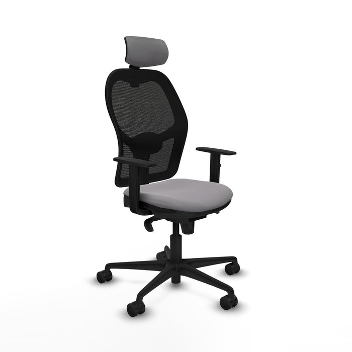 Piqueras y Crespo Chaise de Bureau avec Appui-tête 1D036N2 Gris Piqueras y Crespo Chaise de Bureau avec Appui-tête 1D036N2 Gris