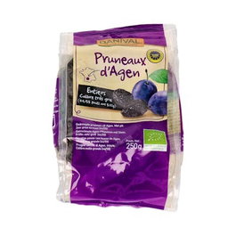 DANIVAL Pruneaux d'Agen biologiques extra grands 250g