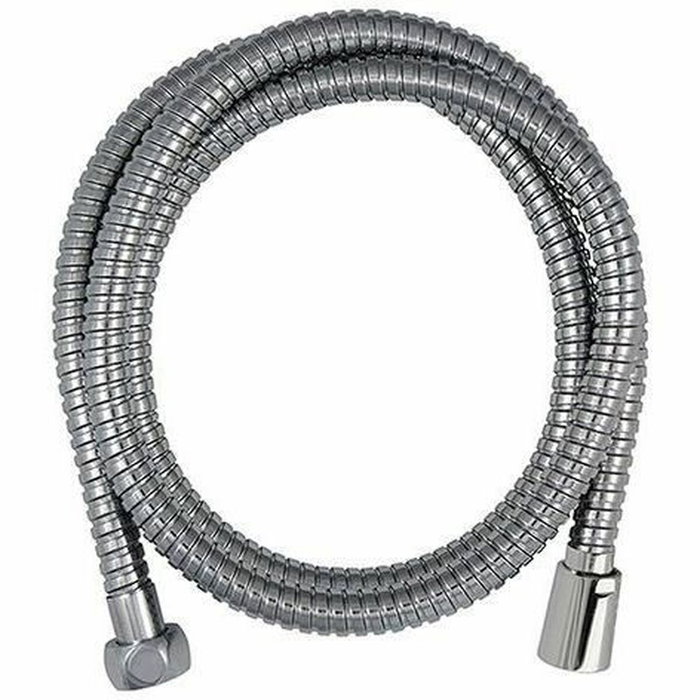 Edouard Rousseau Flexible de douche 1,5 m inox chromé avec écrous anti-torsion et réducteur de débit Edouard Rousseau Flexible de douche 1,5 m inox chromé avec écrous anti-torsion et réducteur de débit