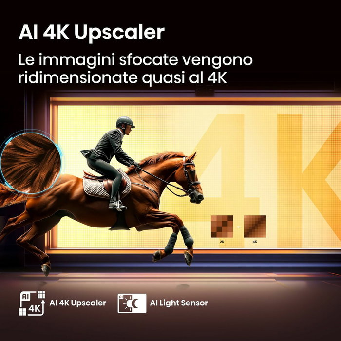 TV intelligente Hisense 50A6Q 50" 4K Ultra HD LED HDR D-LED