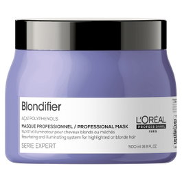 L'Oréal Professionnel Serie Expert Blondifier Masque crème aux polyphénols d'açaï, 500 ml