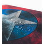 Erik Tapis de souris gaming Marvel Captain America - Tapis de bureau 80x35 cm avec surface textile impermeable et base en caoutchouc antidérapante