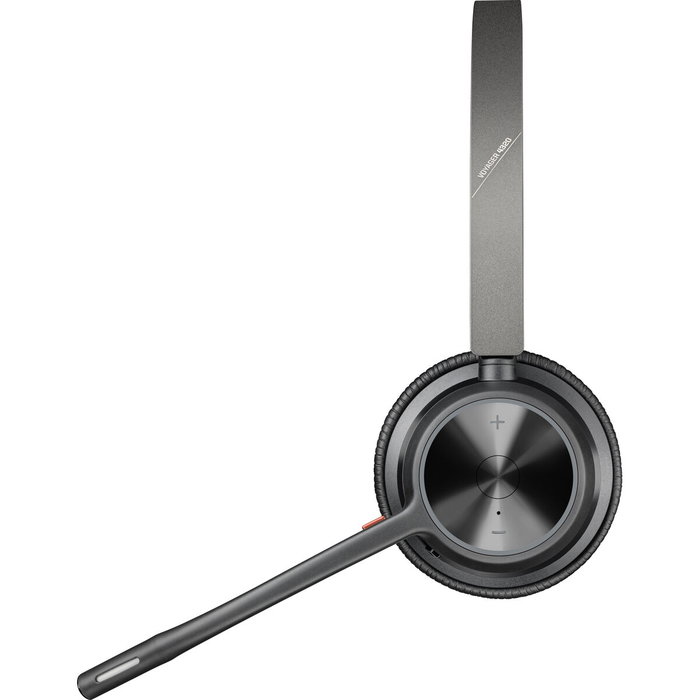 HP Poly Voyager 4320 USB-A Headset avec adaptateur BT700, Noir