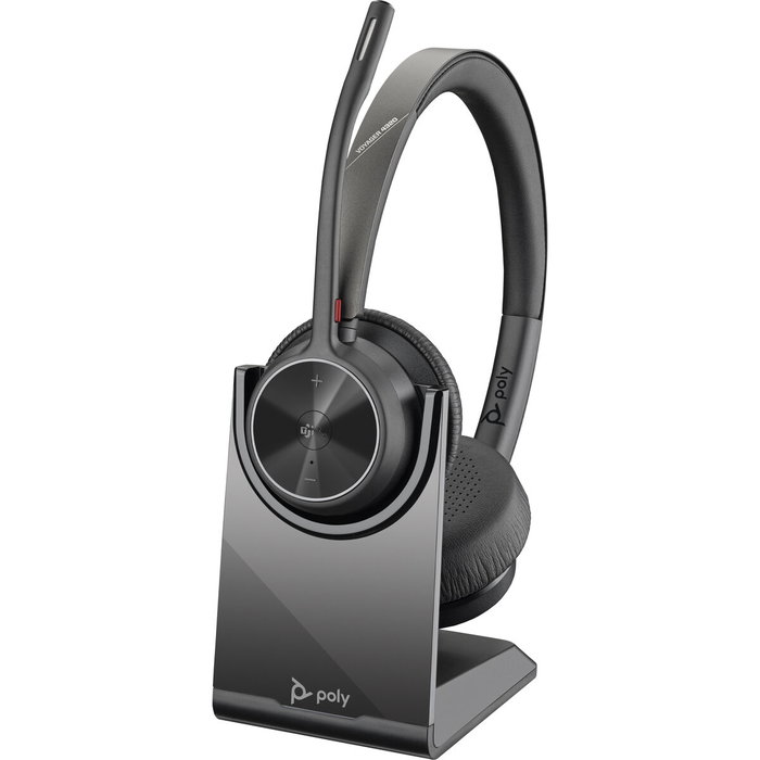 HP Poly Voyager 4320 USB-A Headset avec adaptateur BT700, Noir