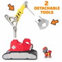 Spin Master Ruben & Compagnie - Figurine Rubble et véhicule grue Pat' Patrouille