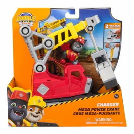 Spin Master Ruben & Compagnie - Figurine Rubble et véhicule grue Pat' Patrouille