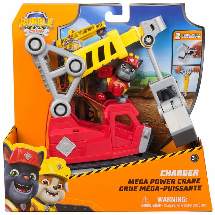 Spin Master Ruben & Compagnie - Figurine Rubble et véhicule grue Pat' Patrouille Spin Master Ruben & Compagnie - Figurine Rubble et véhicule grue Pat' Patrouille