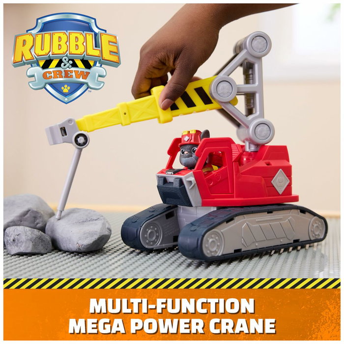 Spin Master Ruben & Compagnie - Figurine Rubble et véhicule grue Pat' Patrouille Spin Master Ruben & Compagnie - Figurine Rubble et véhicule grue Pat' Patrouille
