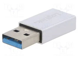 LOGILINK Adaptateur USB 3.2 Gen 1 USB A vers USB C en aluminium, AU0056