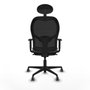 Chaise de Bureau avec Appui-tête Jorquera Piqueras y Crespo 1D036G1 Gris