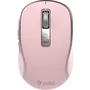 Yenkee Souris sans fil rechargeable YMS 2085PK, Bluetooth et 2.4G, 2400 DPI, autonomie 90h, ergonomique, couleur PK