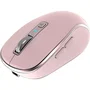Yenkee Souris sans fil rechargeable YMS 2085PK, Bluetooth et 2.4G, 2400 DPI, autonomie 90h, ergonomique, couleur PK