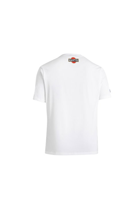Sparco T-shirt Martini-R Logo Blanche Taille XS