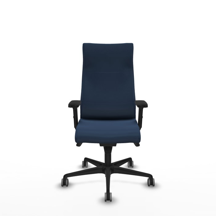 Piqueras Y Crespo Fauteuil Albacete Bleu Marine avec Mécanisme Synchro et Accoudoirs 2D